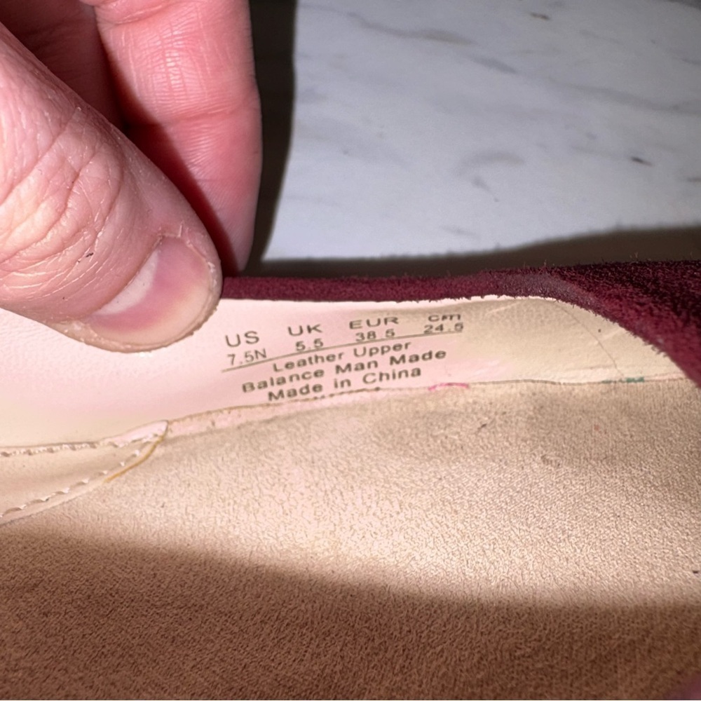Naturalizer N5 comfort suede pumps silver heel accent leather uppers 7.5 - Picture 11 of 16